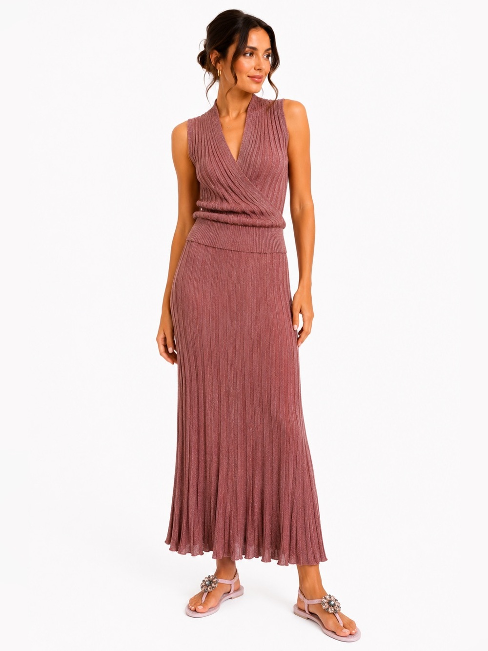 Missoni Mauve Knit Top